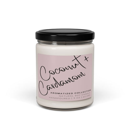 Coconut Cream Cardamom Scented Candle, Cozy Home Décor, Gift for Her,